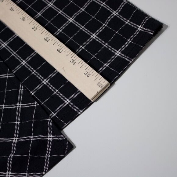 NWT $119 J. Jill Wearever Collection Faux Wrap Dress Black Plaid Women Size LP - Picture 13 of 15